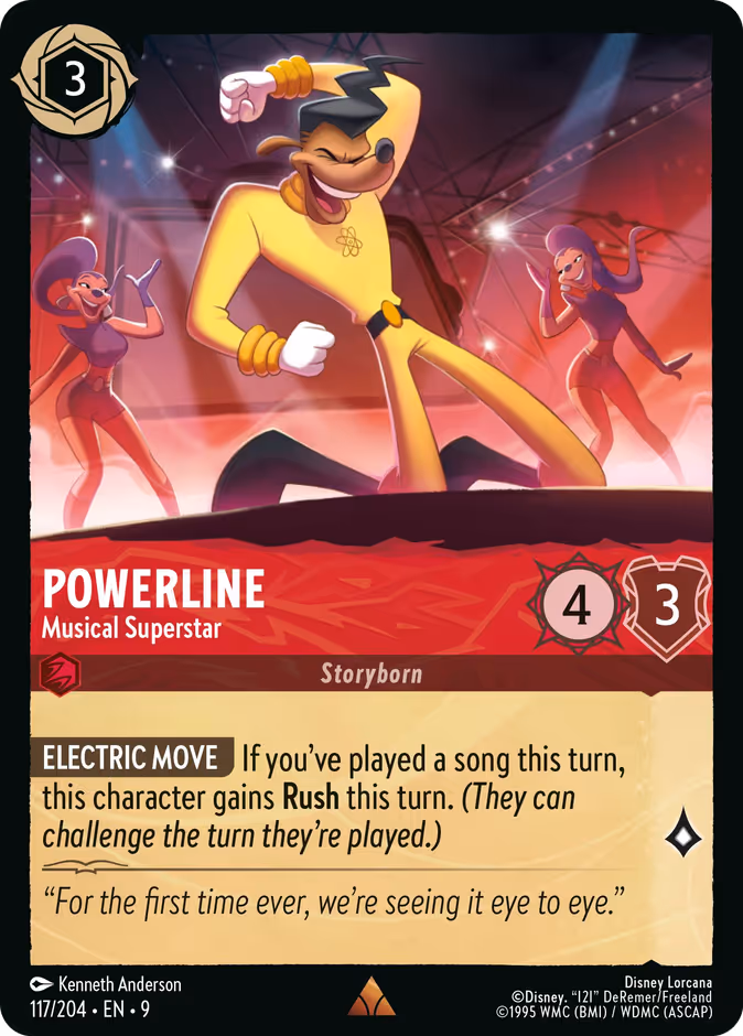 Powerline - Musical Superstar #117 (Rare)