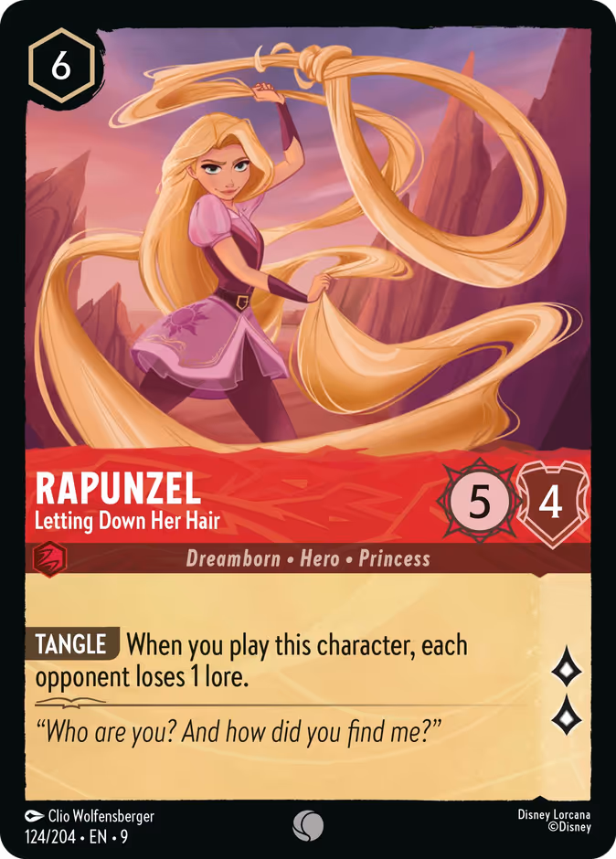 Rapunzel - Letting Down Her Hair #124 (Common)