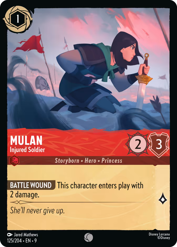 Mulan - Injured Soldier #125 (Common)