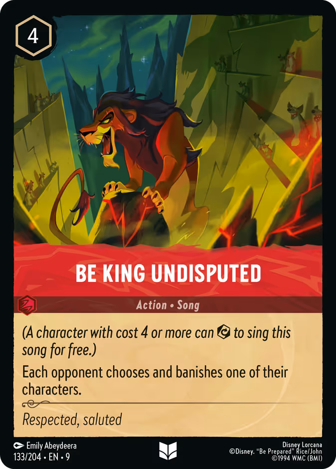 Be King Undisputed #133 (Uncommon)