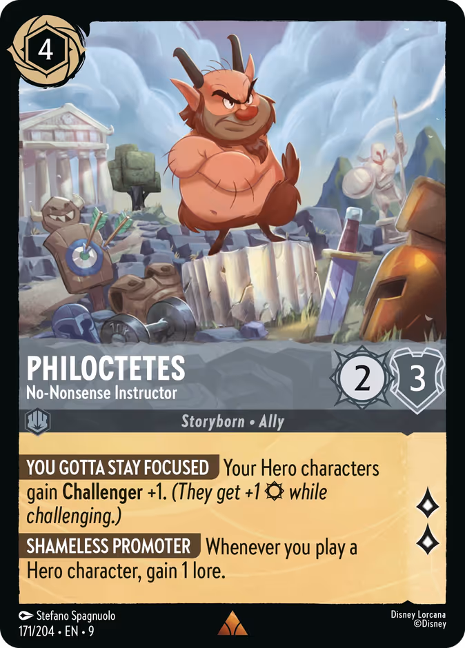 Philoctetes - No-Nonsense Instructor #171 (Rare)