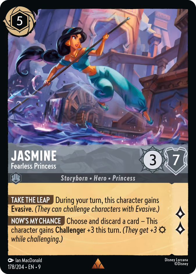Jasmine - Fearless Princess #178 (Rare)