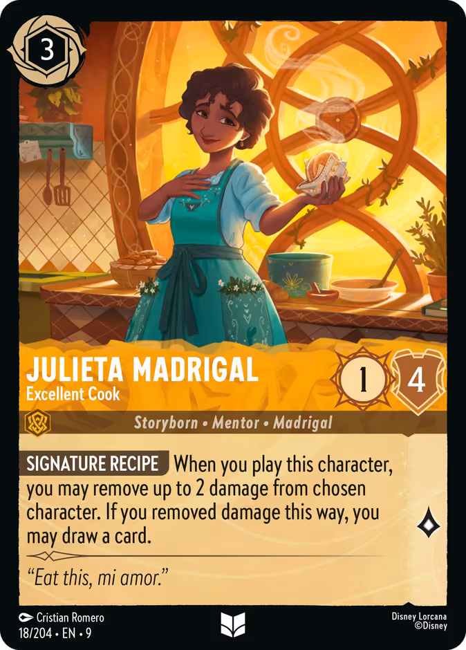 Julieta Madrigal - Excellent Cook #18 (Uncommon)