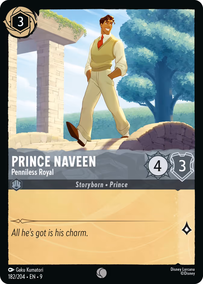 Prince Naveen - Penniless Royal #182 (Common)