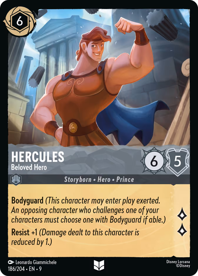 Hercules - Beloved Hero #186 (Uncommon)