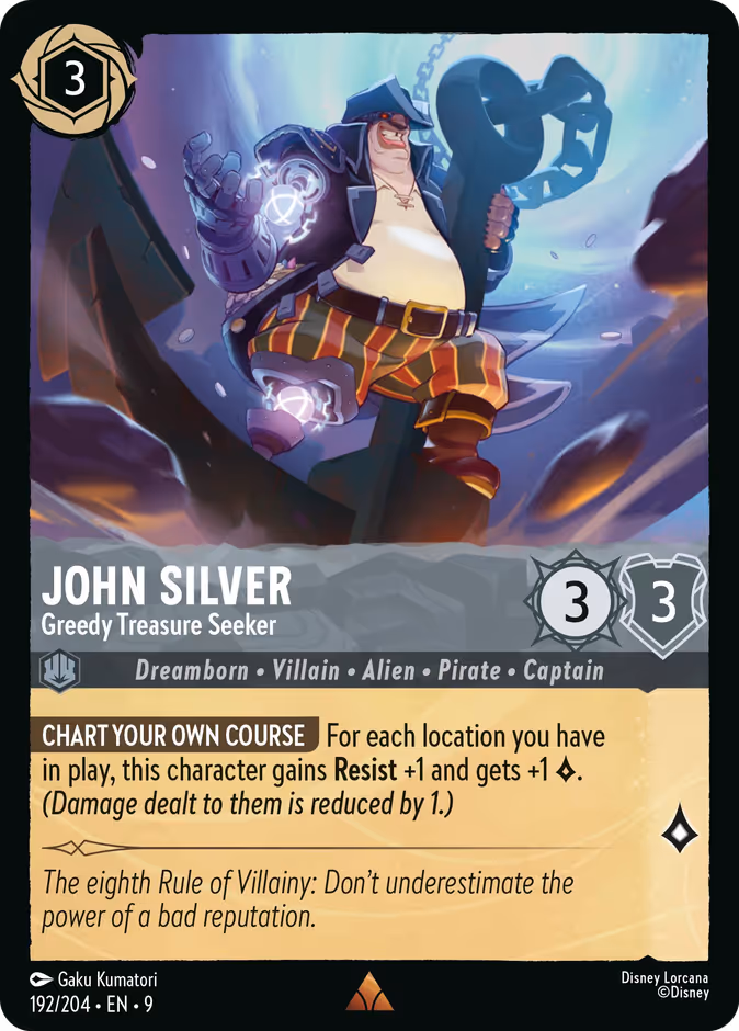 John Silver - Greedy Treasure Seeker #192 (Rare)