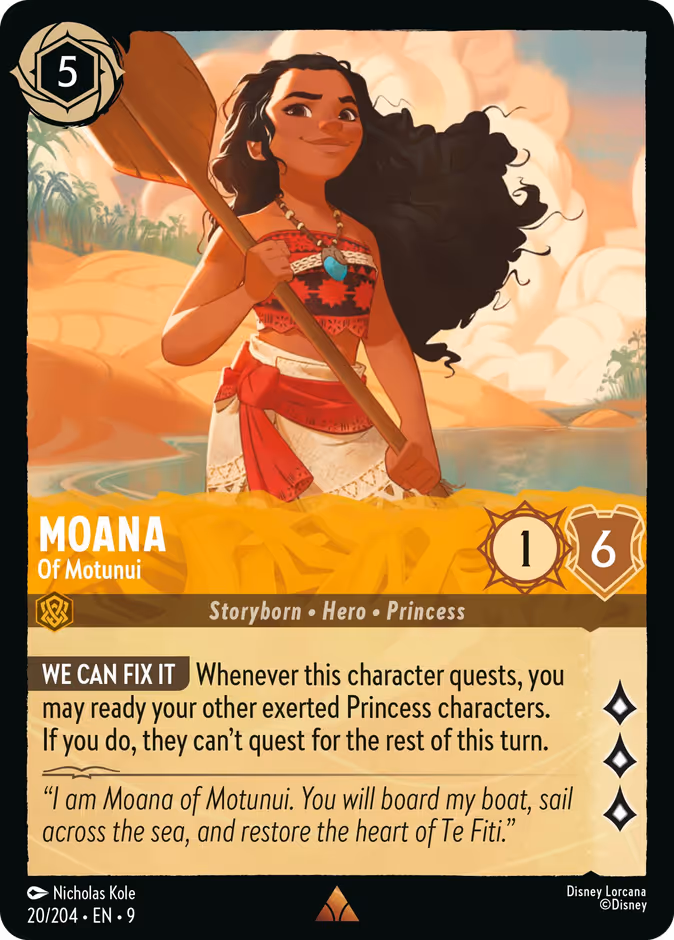 Moana - Of Motunui #20 (Rare)