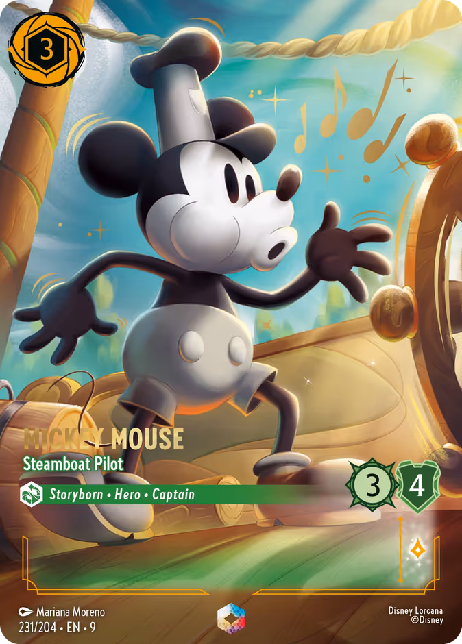Mickey Mouse - Steamboat Pilot #231 #231 (Enchanted)