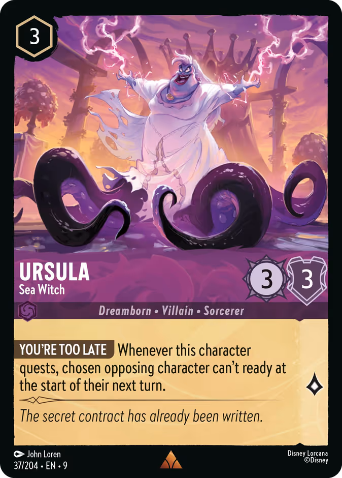 Ursula - Sea Witch #37 (Rare)