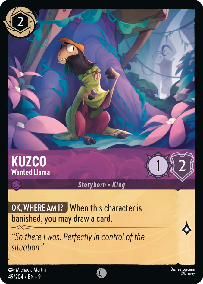 Kuzco - Wanted Llama #49 (Common)