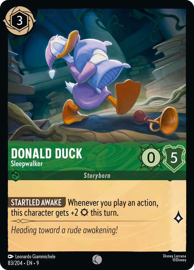 Donald Duck - Sleepwalker #83 (Common)