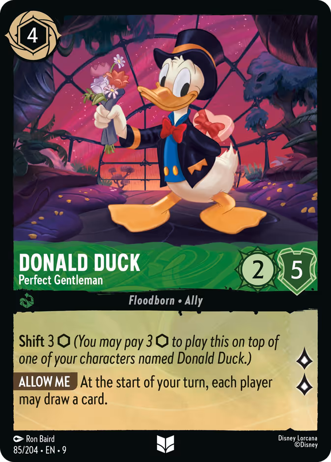 Donald Duck - Perfect Gentleman #85 (Uncommon)
