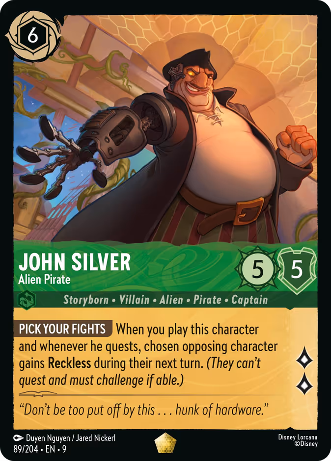 John Silver - Alien Pirate #89 (Legendary)