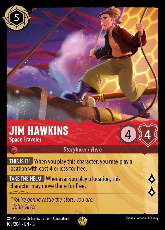 Jim Hawkins - Space Traveler #109 (Legendary)