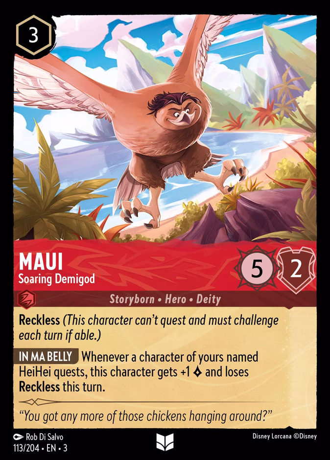 Maui - Soaring Demigod #113 (Uncommon)