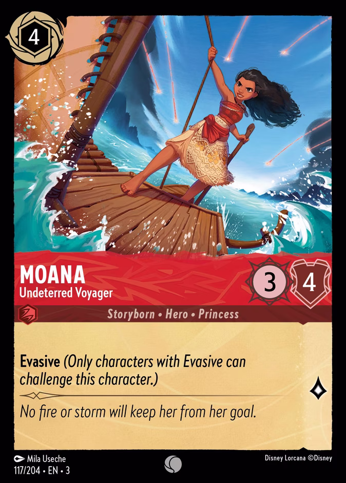 Moana - Undeterred Voyager #117 (Common)