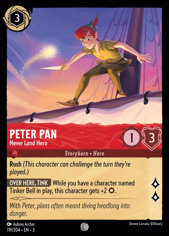 Peter Pan - Never Land Hero #119 (Common)
