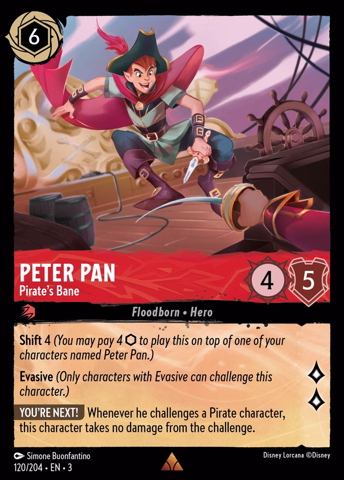 Peter Pan - Pirate's Bane #120 (Rare)