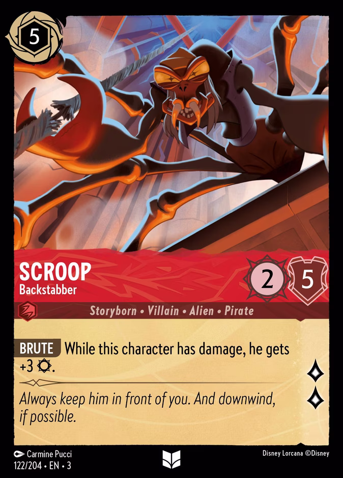 Scroop - Backstabber #122 (Uncommon)