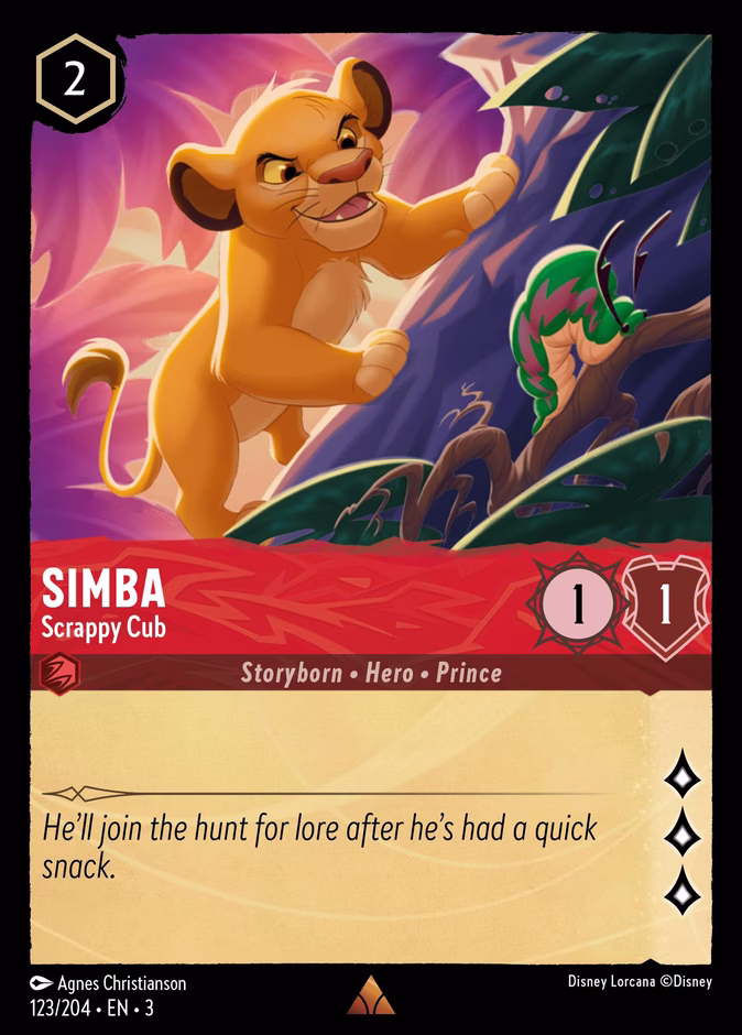 Simba - Scrappy Cub #123 (Rare)