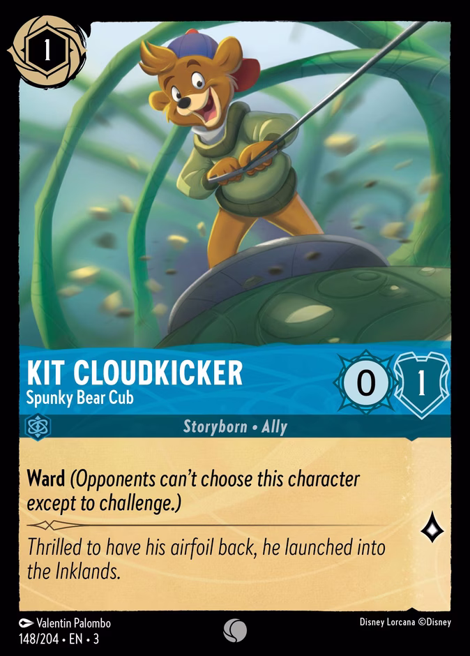 Kit Cloudkicker - Spunky Bear Cub #148 (Common)