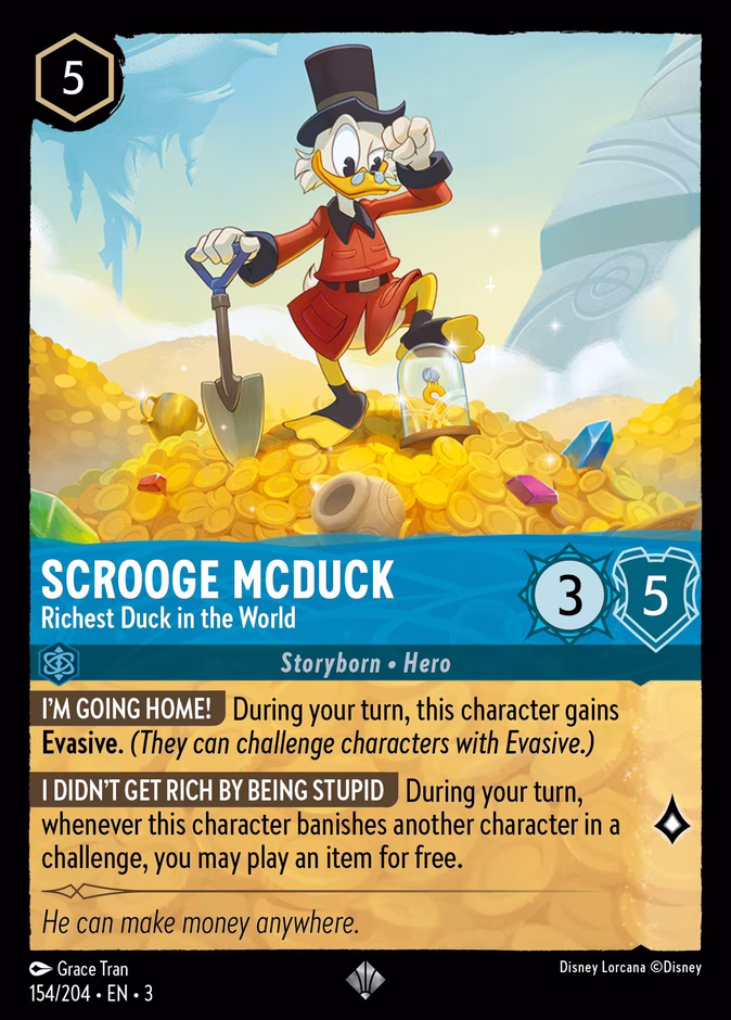 Scrooge McDuck - Richest Duck in the World #154 (Super_rare)