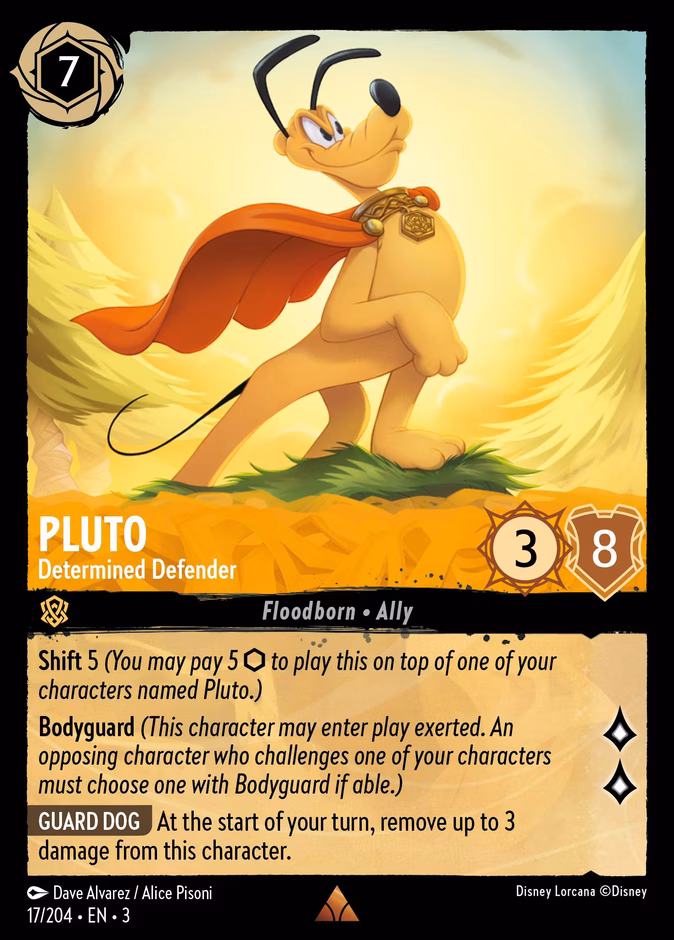 Pluto - Determined Defender #17 (Rare)