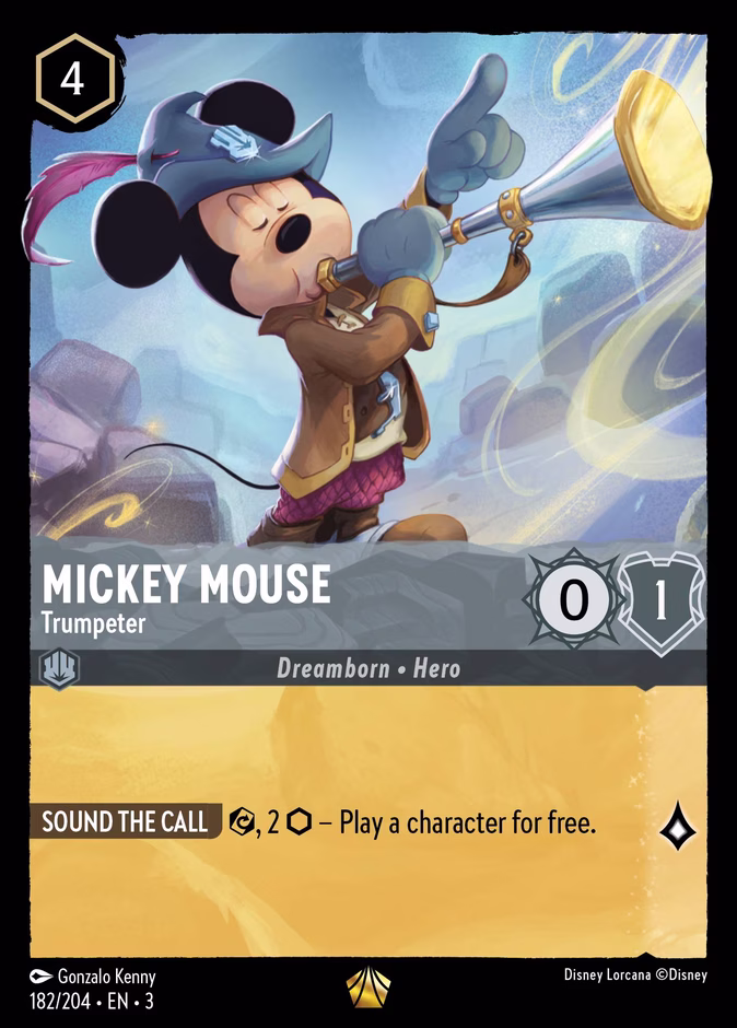 Mickey Mouse - Trumpeter #182 (Legendary)