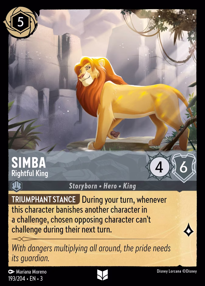 Simba - Rightful King #193 (Uncommon)