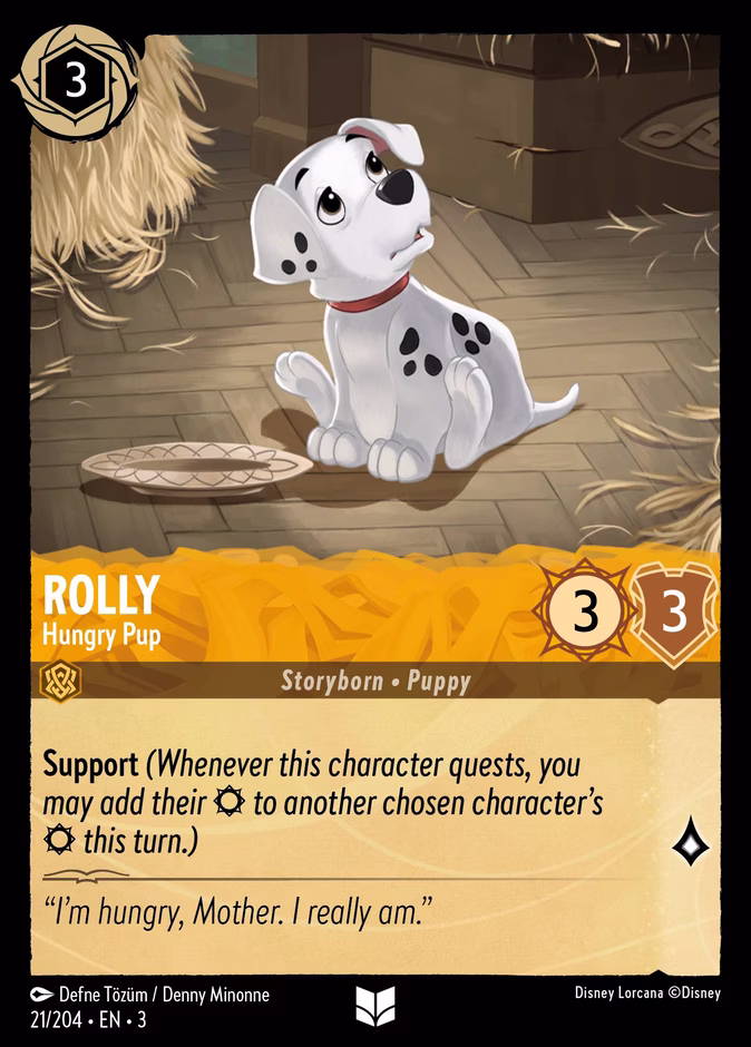 Rolly - Hungry Pup #21 (Uncommon)