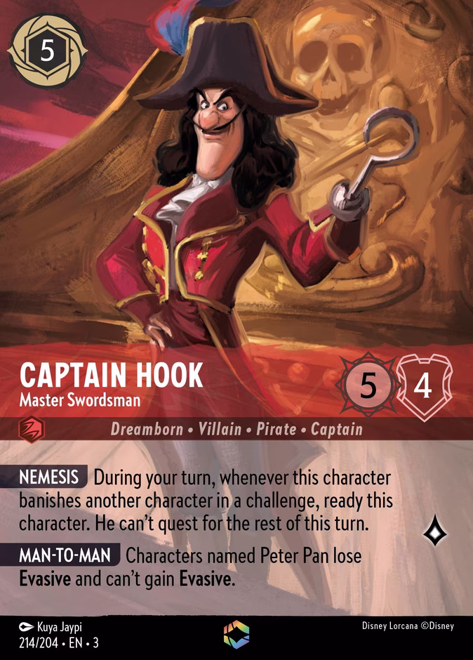 Captain Hook - Master Swordsman #214 #214 (Enchanted)