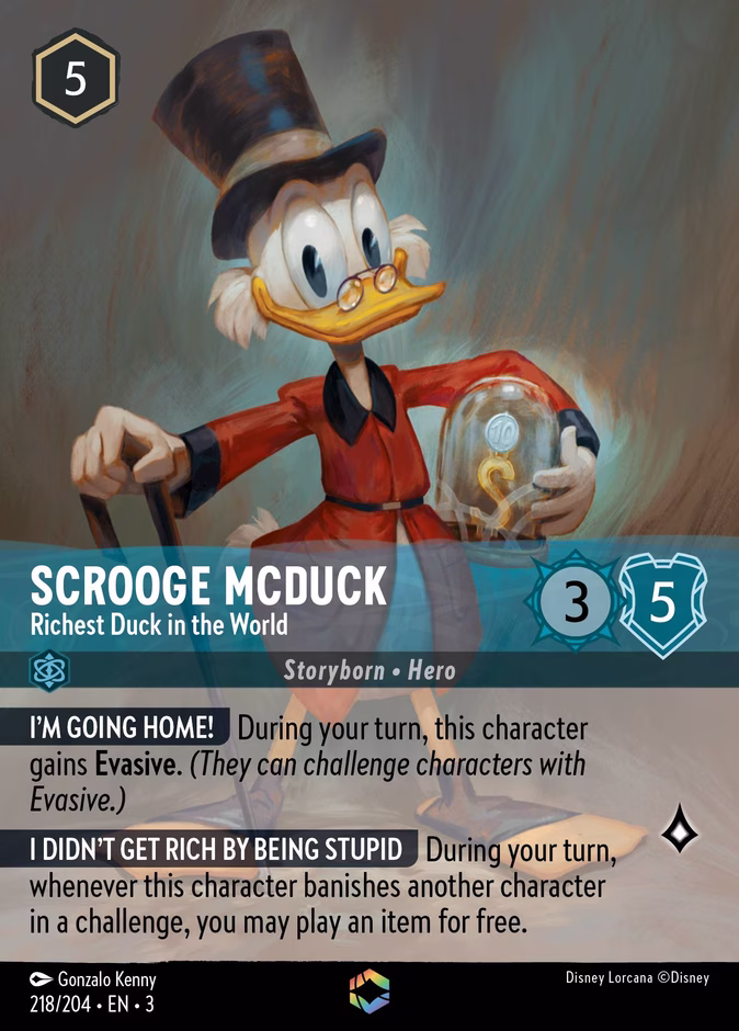 Scrooge McDuck - Richest Duck in the World #218 #218 (Enchanted)