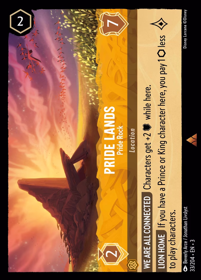 Pride Lands - Pride Rock #33 (Rare)