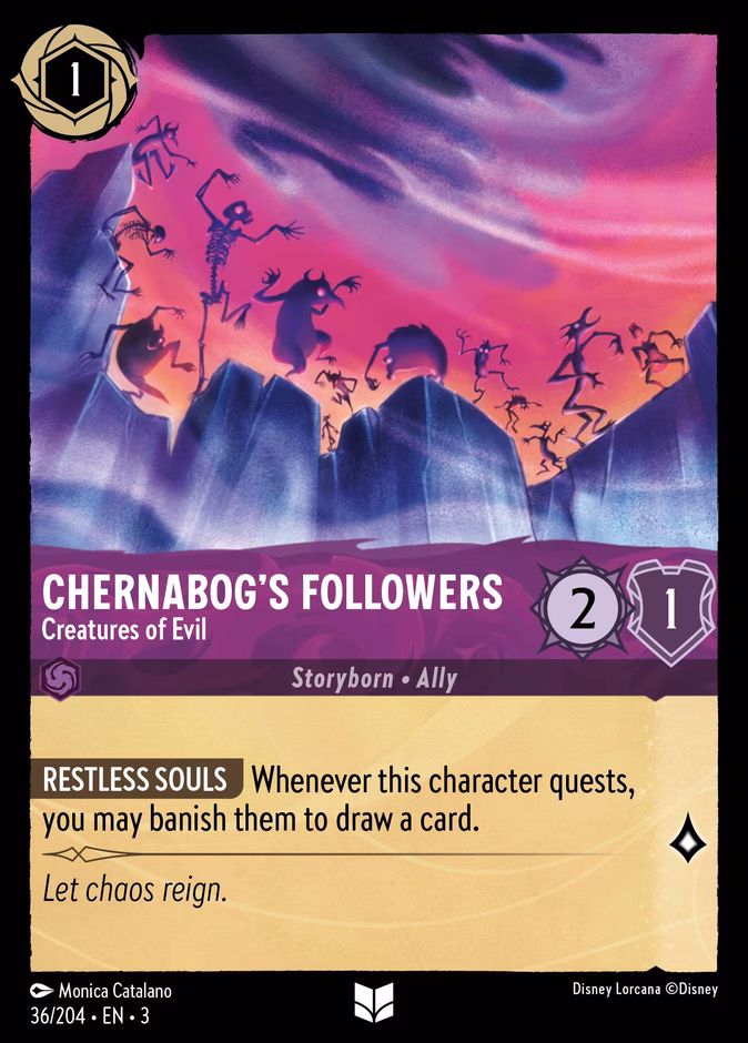 Chernabog's Followers - Creatures of Evil #36 (Uncommon)