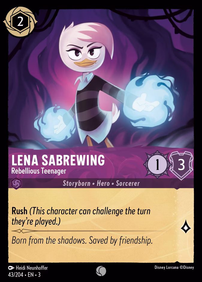 Lena Sabrewing - Rebellious Teenager #43 (Common)
