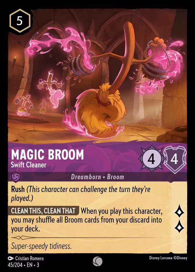 Magic Broom - Swift Cleaner #45 (Common)