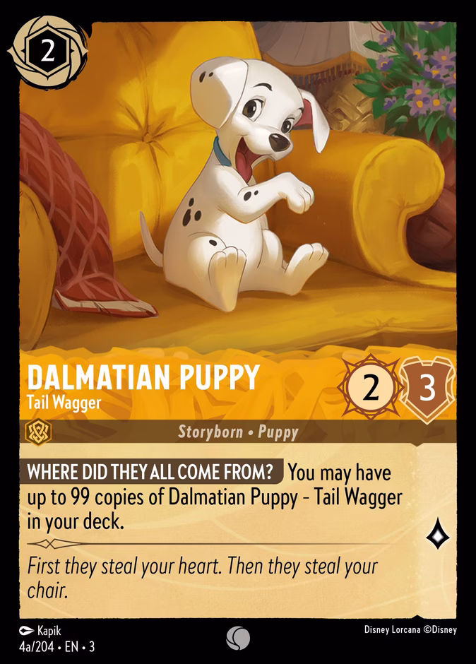 Dalmatian Puppy - Tail Wagger #4 (Common)