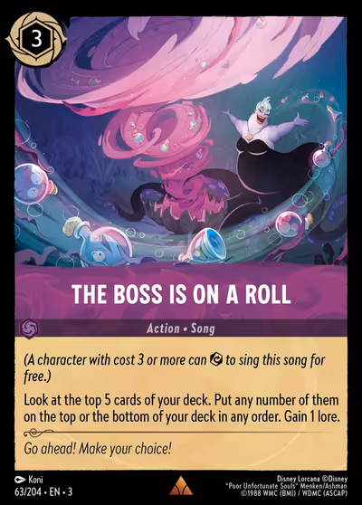 The Boss Is On A Roll