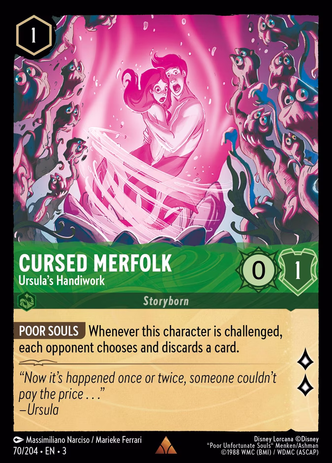 Cursed Merfolk - Ursula's Handiwork #70 (Rare)