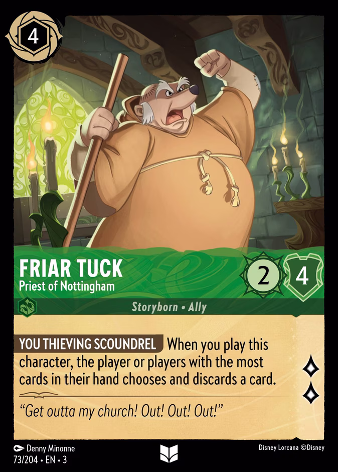 Friar Tuck - Priest of Nottingham #73 (Uncommon)