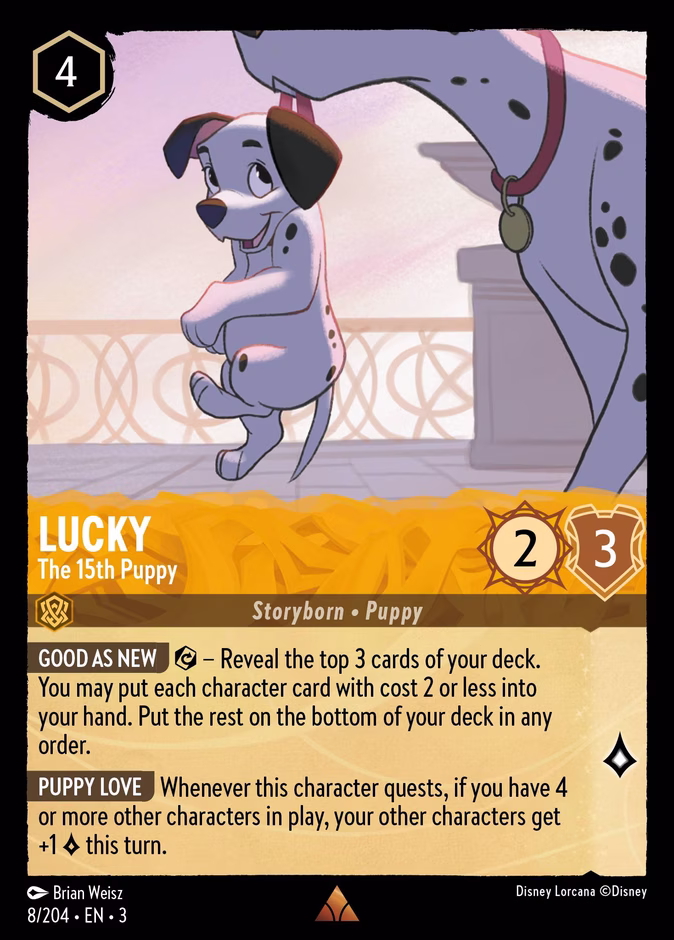 Lucky - The 15th Puppy #8 (Rare)