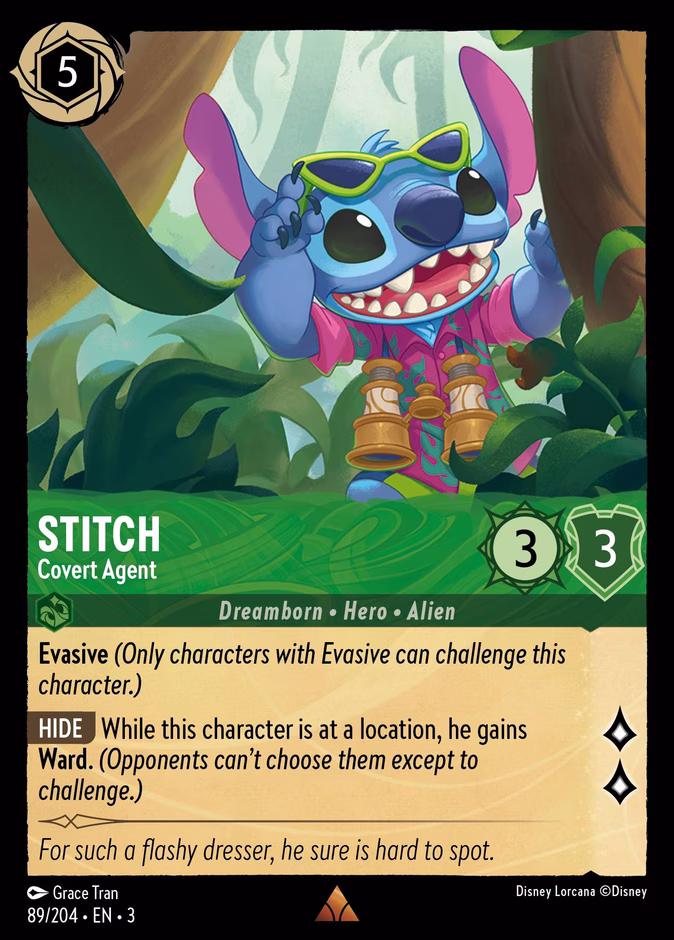 Stitch - Covert Agent #89 (Rare)