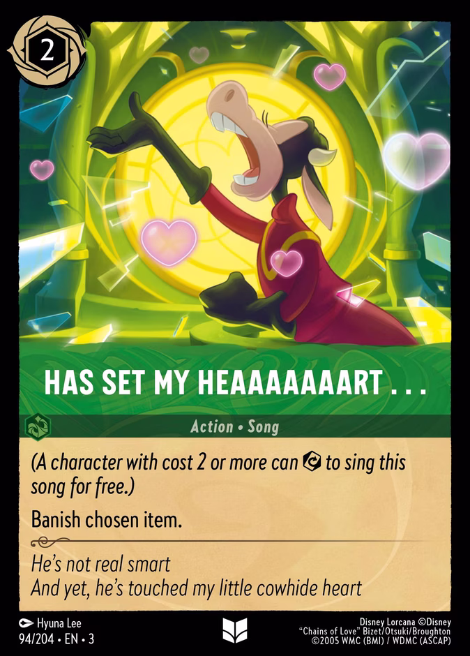 Has Set My Heaaaaaaart . . . #94 (Uncommon)