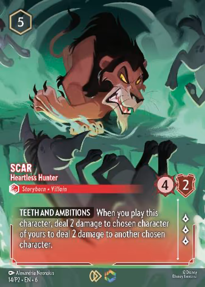 Scar - Heartless Hunter (Set Championship) #14 (Promo Enchanted)