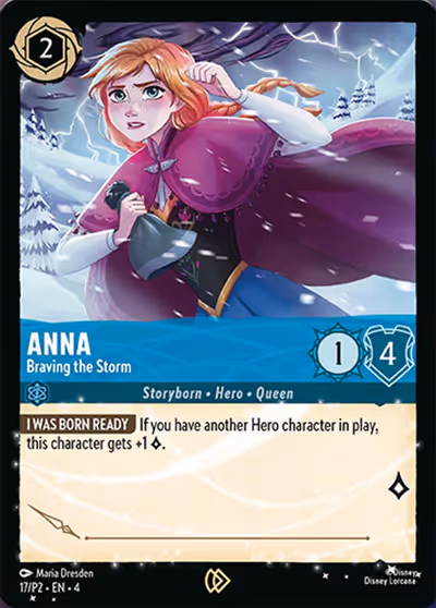 Anna - Braving the Storm (Disney Park Release) (Blank Signature)