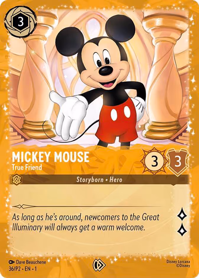 Mickey Mouse - True Friend (Puzzle) #36 (Promo Glimmer)