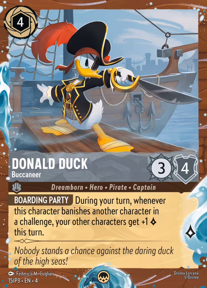 Donald Duck - Buccaneer (Disney Cruise) #15 (Promo Misc)