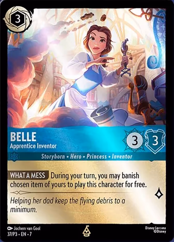 Belle - Apprentice Inventor (Disney Park Release) #37 (Promo)