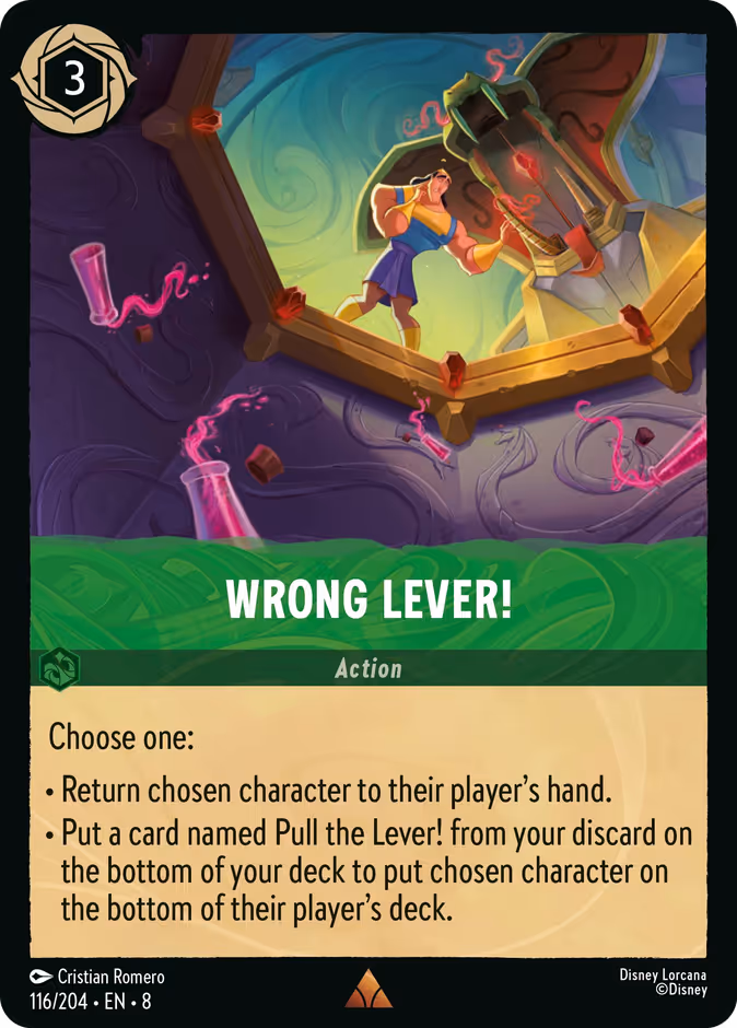 Wrong Lever! #116 (Rare)
