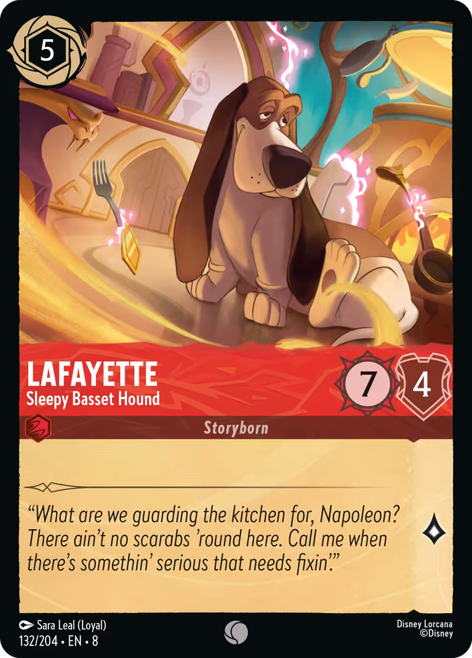 Lafayette - Sleepy Basset Hound #132 (Common)